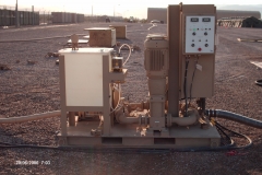 Dual Pumping Station in Desert